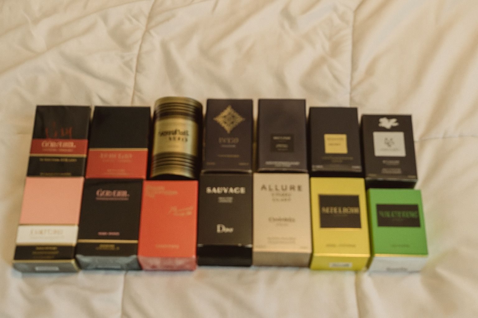 “New and sealed perfumes”