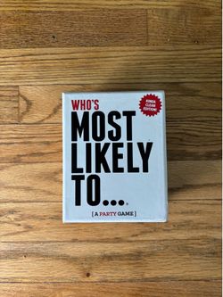 “Who’s Most Likely To” Card Game