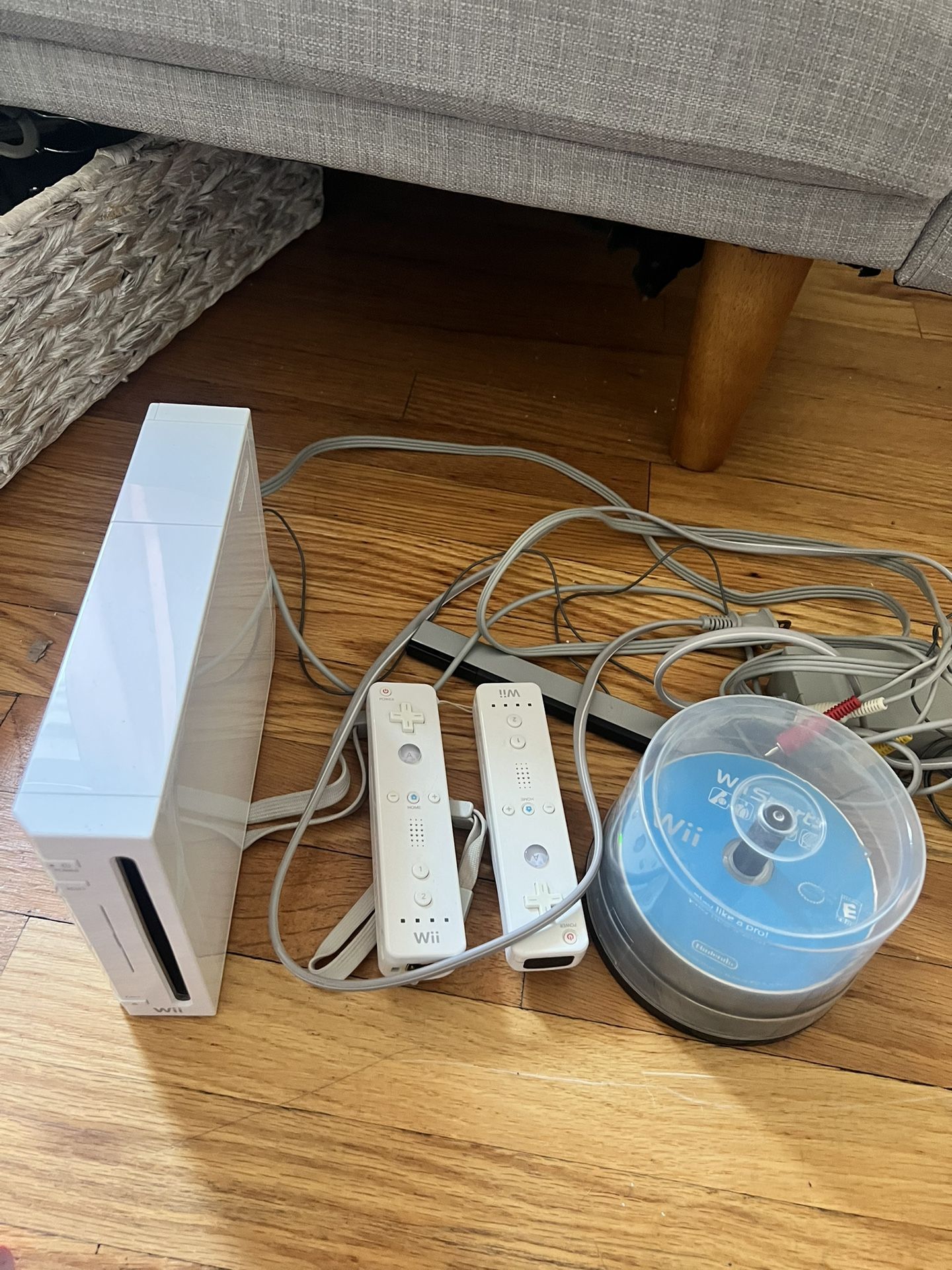 Wii Console, Controllers, And Assorted Games 