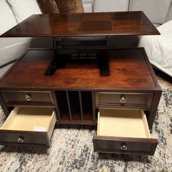 DARLEN Lift Top Coffee Table On The Wheels !!! 