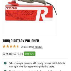 Chemical Guys TORQR Precision Rotary Polisher