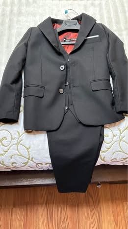  Gray Formal slim fit suit set only worn once .