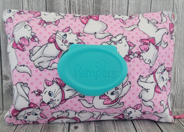 Marie the Cat Pampers Wipes Cover 