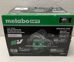 Metabo HPT 18v 7 1/4 brushless circular saw