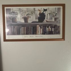 Bookends By Steve HANKS CUTE CAT PRINT 