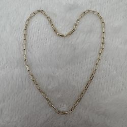 Dubai Paperclip Gold-Finish 14-1/2”