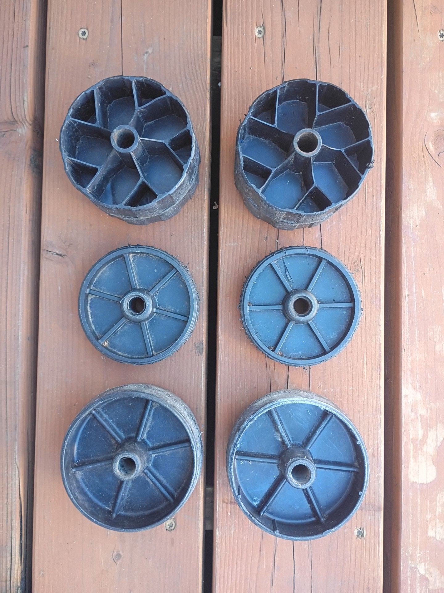 Portable Basketball Hoop Wheels - $10 Pair