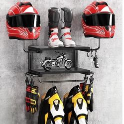 Motorcycle Helmet Holder Wall Mount