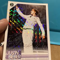 Justin Bieber Official Collector’s Binder Pages & Cards - Holographic