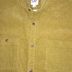 Gap Corduroy Long Sleeve Shirt/Light Jacket (LG Tall)