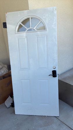Metal solid door