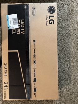 LG 24” TV Brand New