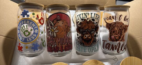 Libby Cups Glass With Glass Stray