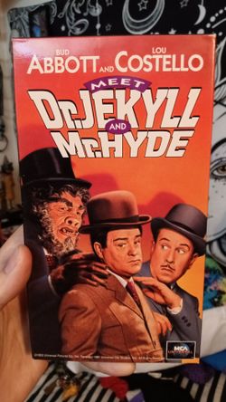 Abbott and Costello meet jackal and Hyde VHS