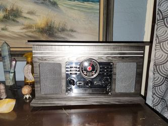 Victrola Quincy 6-in-1 Bluetooth Record Player
