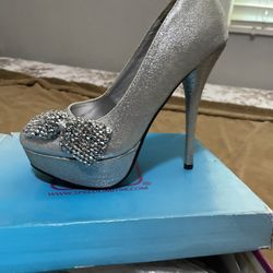 Cute Silver Heels