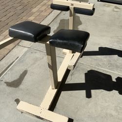 Back Extension Machine.    AKA.   Roman Chair