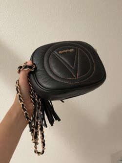 Valentino Black Crossbody Bag Purse 