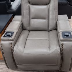 Leather Reclining Chair 