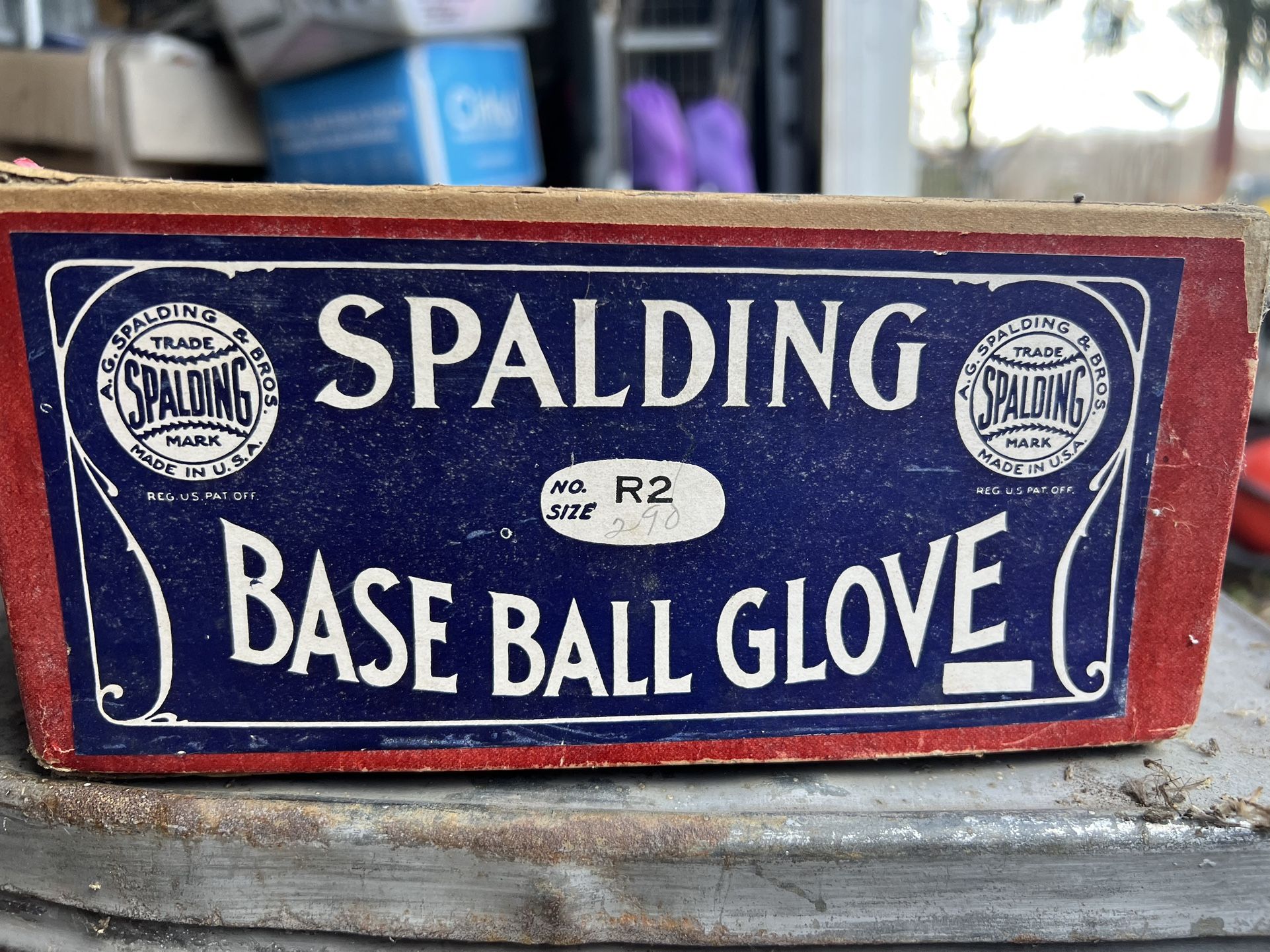 Spalding Baseball Glove In Box