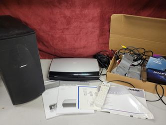 Bose AV18 Home Theater System/Media Center w/ Sub & 5 Speakers,Remote