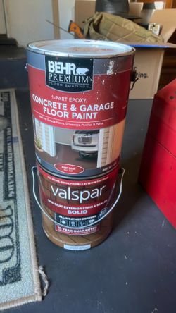Paint and wood stain/sealer