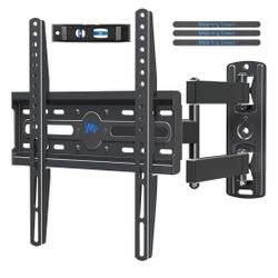 TV Wall Mount Swivel and Tilt for Most 26-55 Inch TV