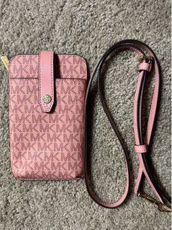 MK pink crossover purse