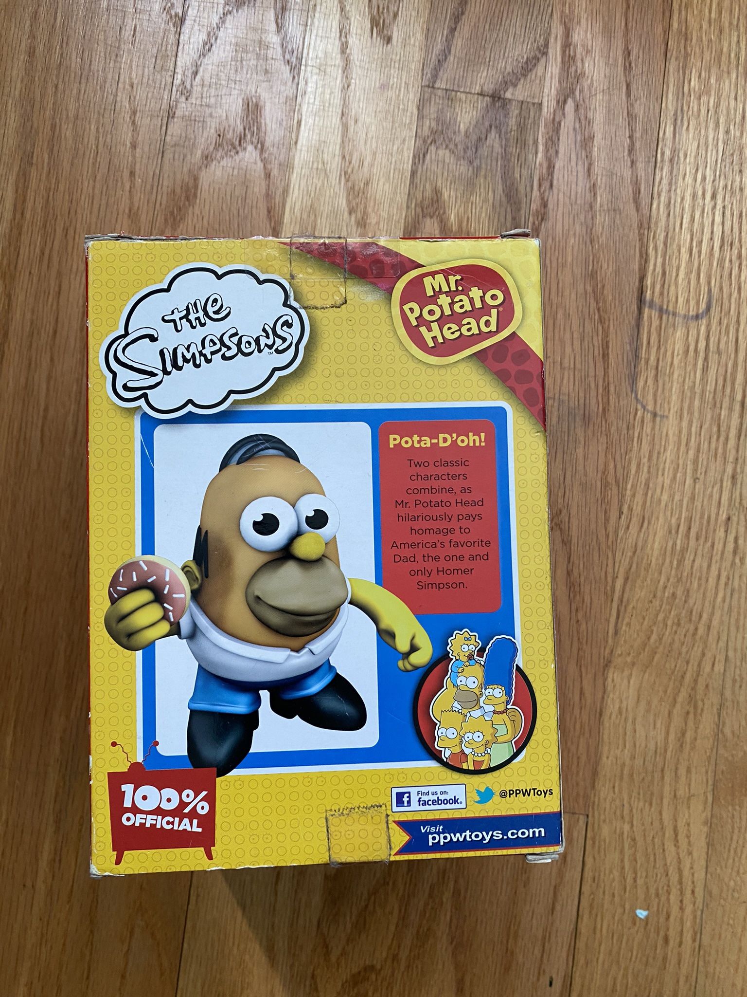 たまちゃん　 Hasbro The Simpsons 25 Years Homer Simpson Mr. Potato Head