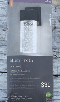 Origin 21 Waldorf 11.25-in H Bronze Integrated LED Outdoor Wall Light