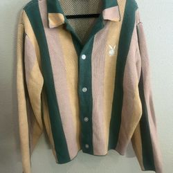 Playboy By PacSun Button Up Men’s Cardigan Multicolor