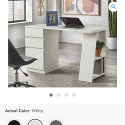 Desk With Built In Drawers And Shelves