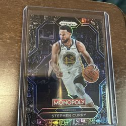 Stephen Curry Prizm Monopoly Black Sp