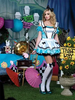 Halloween costume Limited Edition 4pc. Deluxe Adorable Alice DX83804