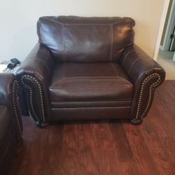 Banner Sofa and Oversized Chair