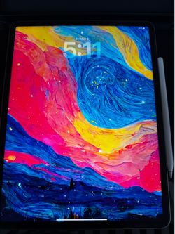 Apple - 12.9-Inch iPad Pro with apple pencil (6th Generation) M2 chip Wi-Fi - 256GB - Space Gray