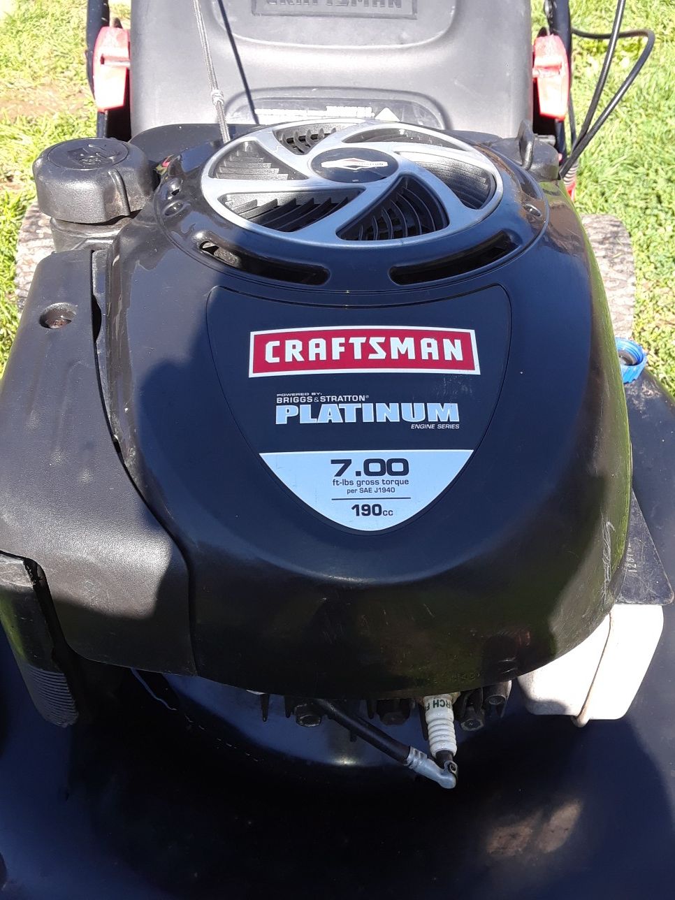 Craftsman Briggs & Stratton platinum 7.00 rear wheel drive self