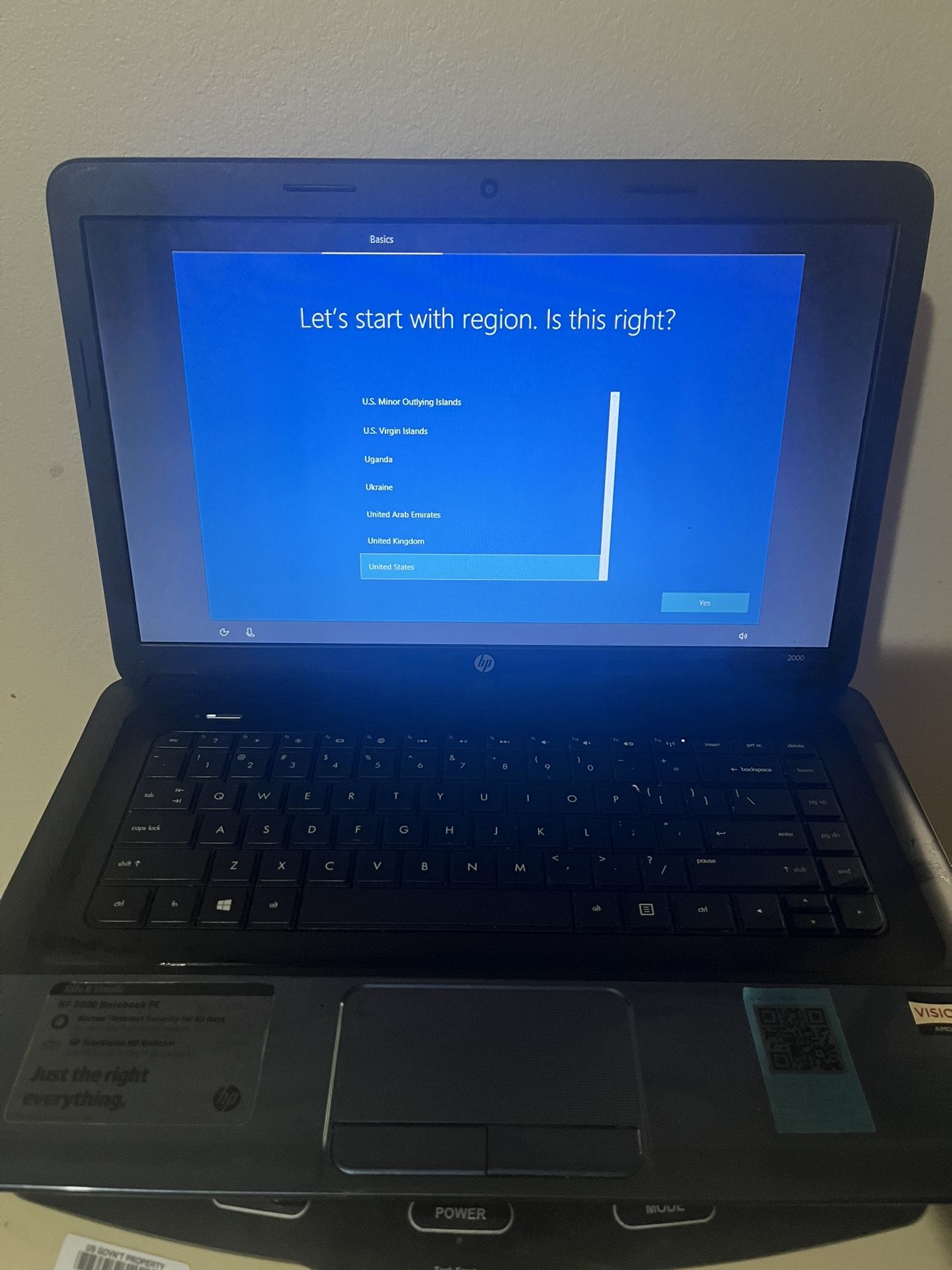 HP 2000 Notebook PC Laptop Computer **SUMMER SALE!!**