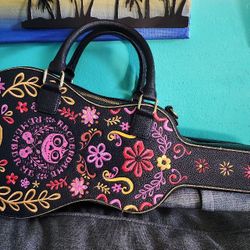 Loungfly Embroidered  Coco Guitar Purse