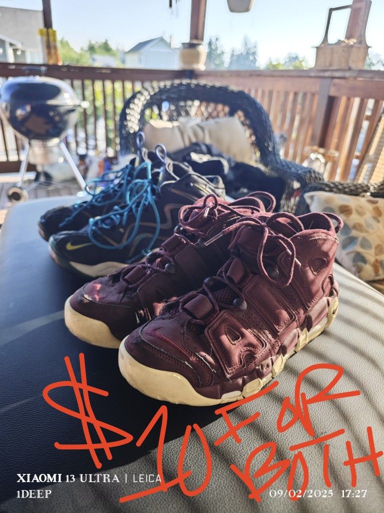 Free 2x Nike Air Pippen (Both Size 9)