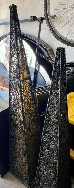 Black Floor Lamps Set