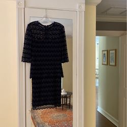 Navy blue/ Black Cocktail Dress