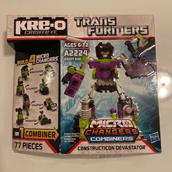 Kreo Transformer Micro Changers Combiners Construction Devastator