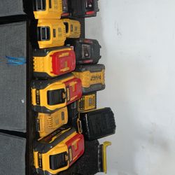 Dewalt And Milwaukee Batteries 