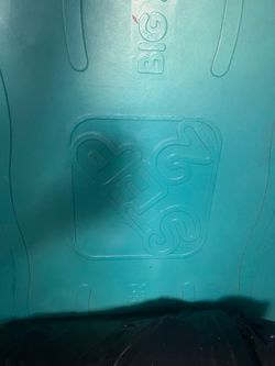 BIG Bobby Car Teal Plastic Ride-On