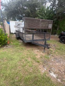 20 foot landscape trailer