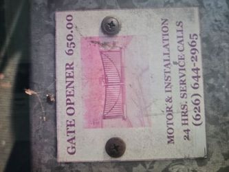Gate opener