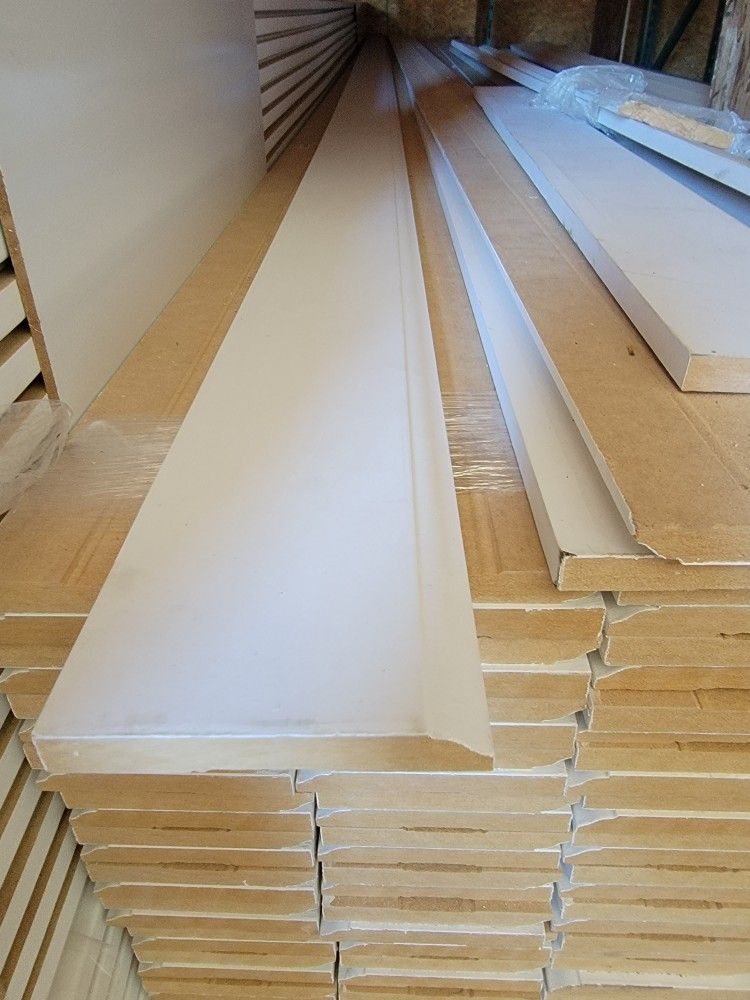 Coronado/Colonial Primed Baseboard 5.25" wide X 16 Feet Long.