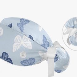 Satin Lined Scrub Caps For Women (four Different Prints)