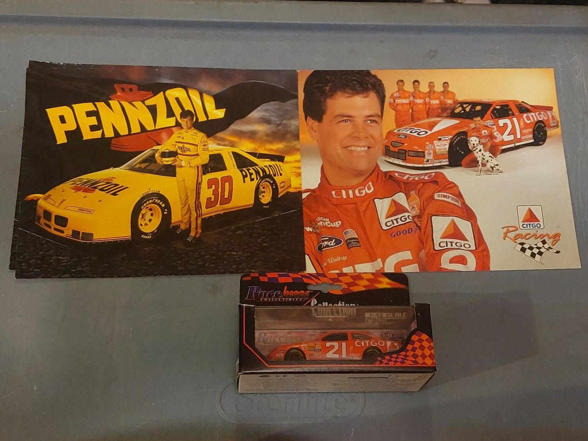 Vintage NASCAR Driver Michael Waltrip Collectibles